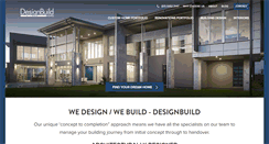 Desktop Screenshot of designbuildhomes.com.au